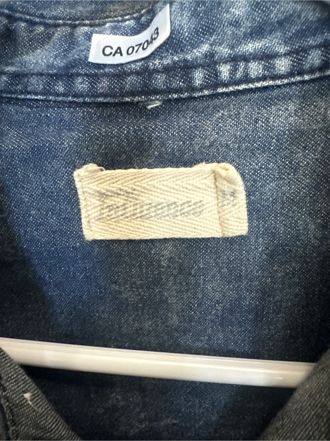 Men's Acid Wash Denim Shirt - photo 2