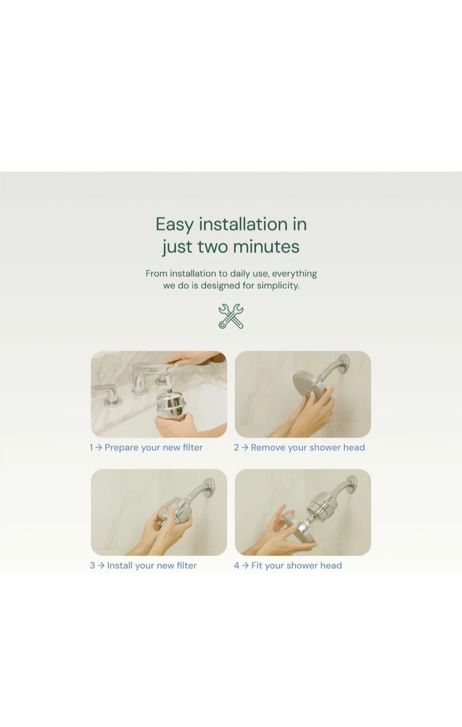 Aquabliss SF100 Daily Revitalize Shower Filter - photo 4