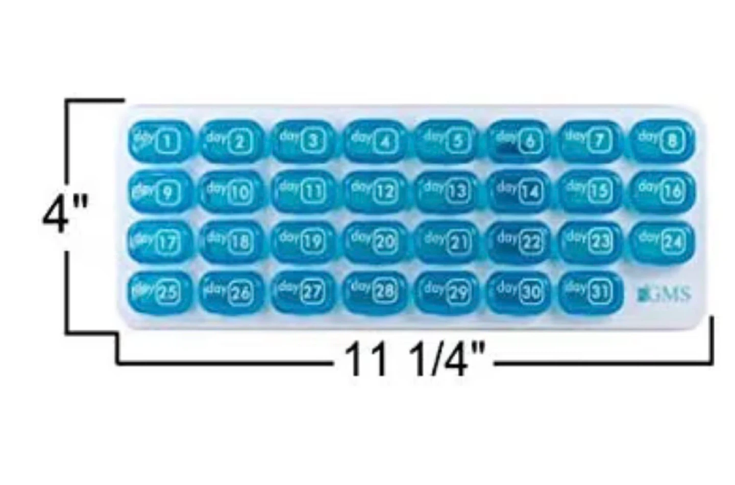 Month - GMS 31 Day Pill Organizer