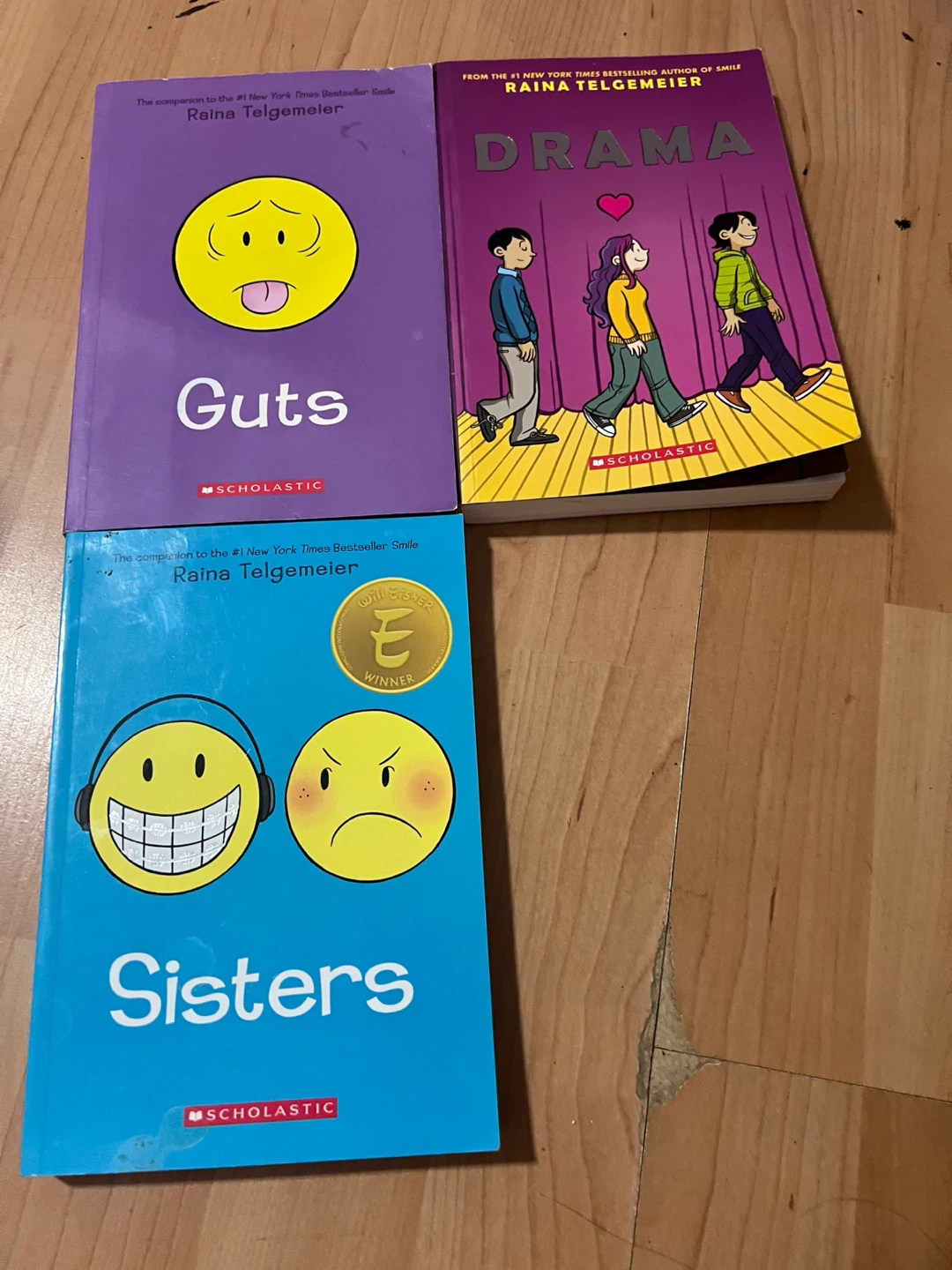 Raina Telgemeier Graphic Novels: Guts, Drama, Sisters