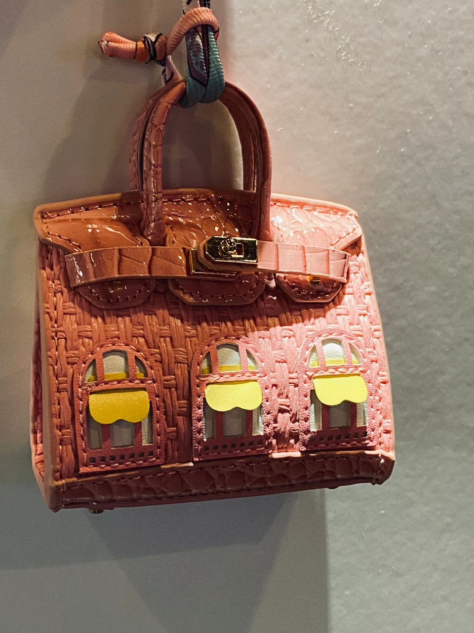 Miniature Handbag Charm Keychain - photo 3