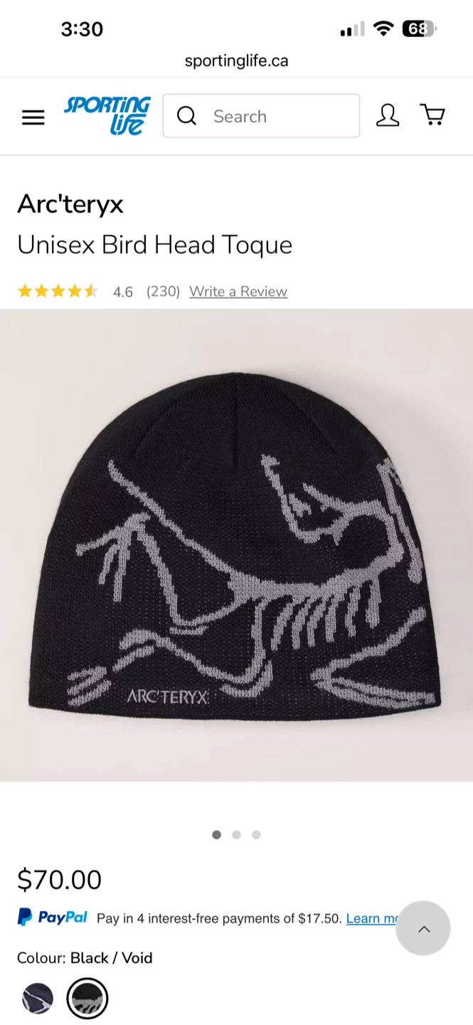 Arc'teryx Bird Head Toque - Black