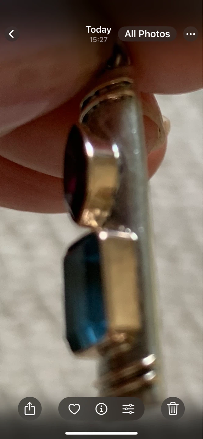 Sterling Silver Pendant with Gemstones - photo 4