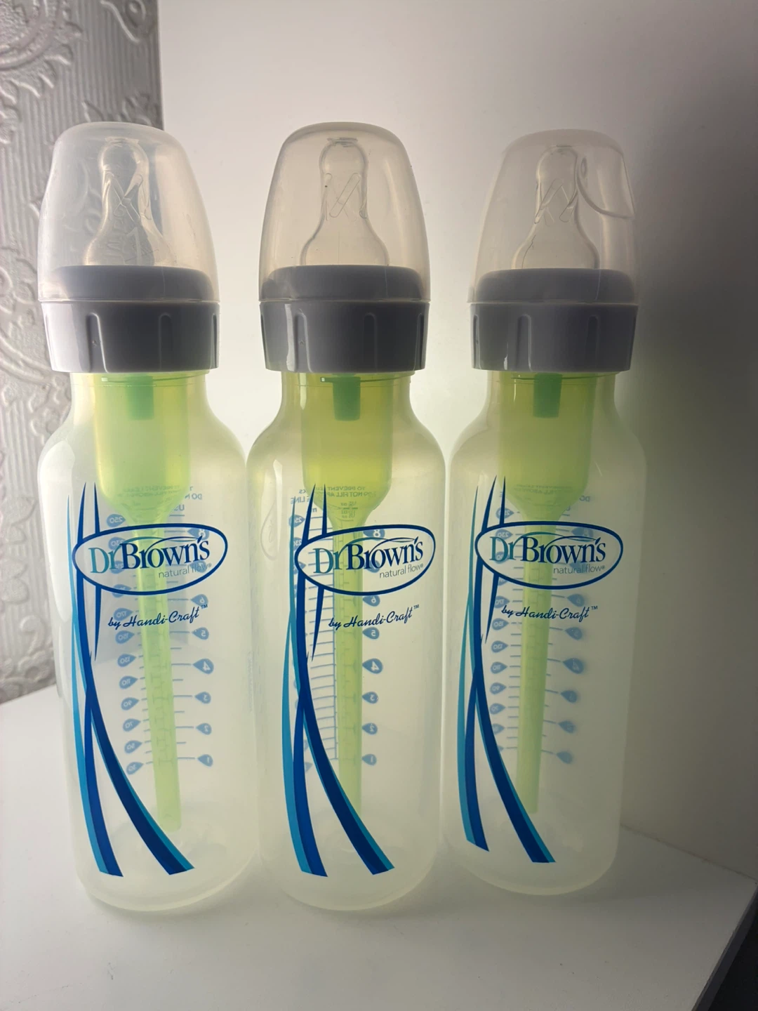 Dr. Brown's Natural Flow 8 oz Baby Bottles - Set of 3