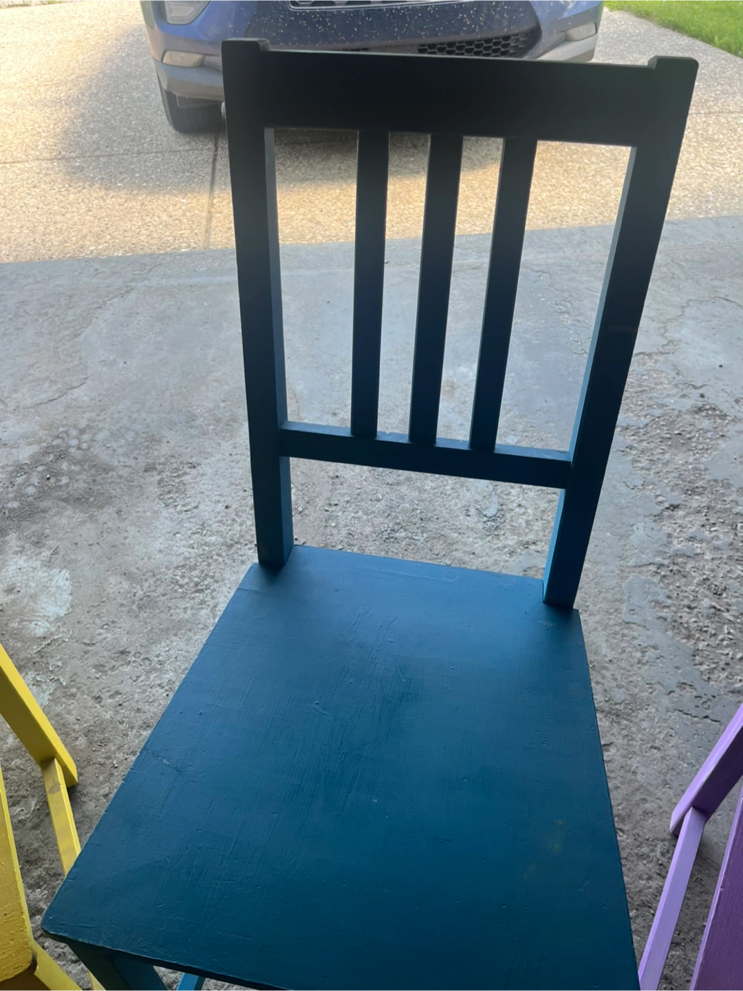 Painted IKEA chairs - photo 3