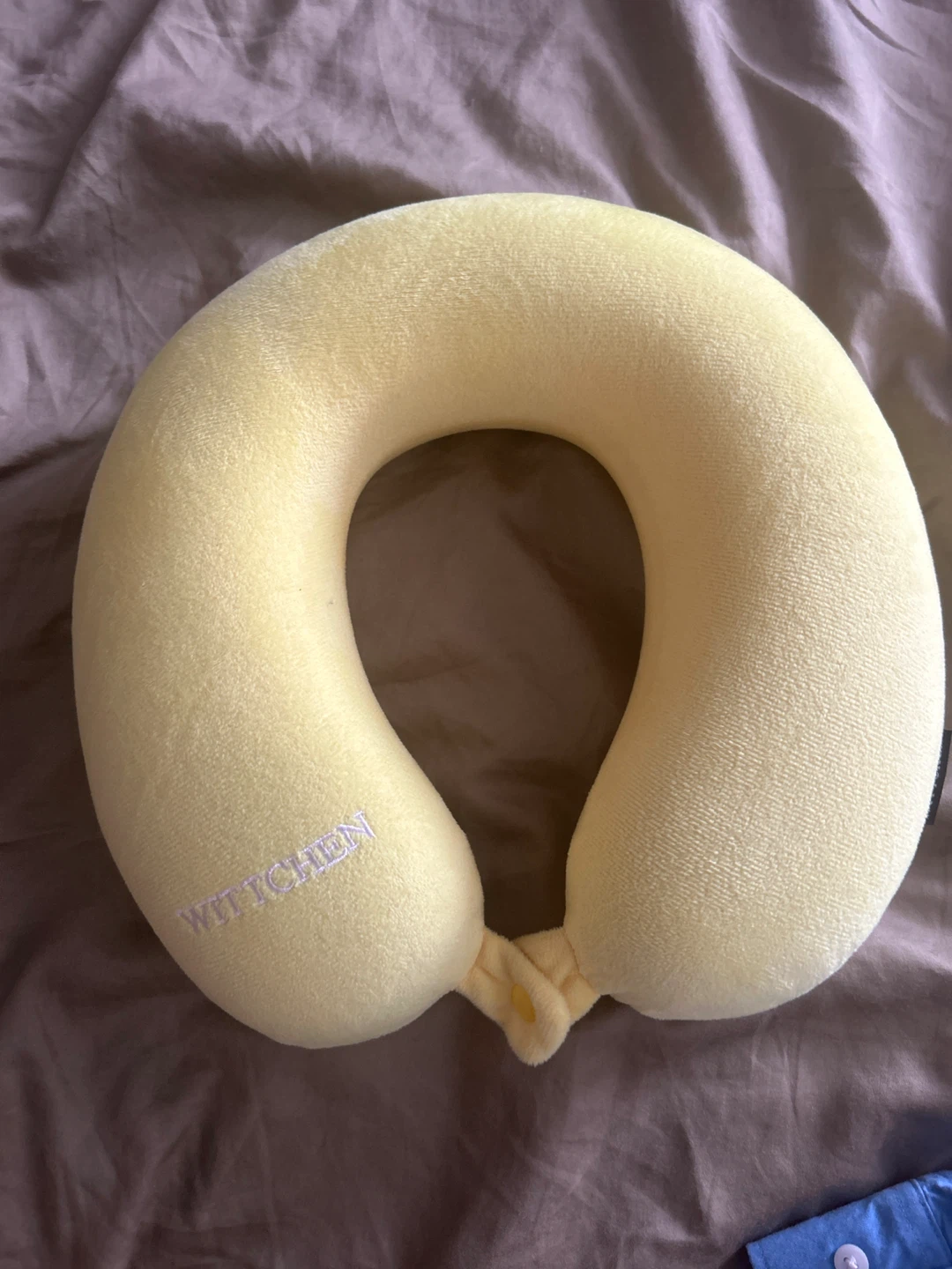 Yellow WITCHEN Travel Pillow