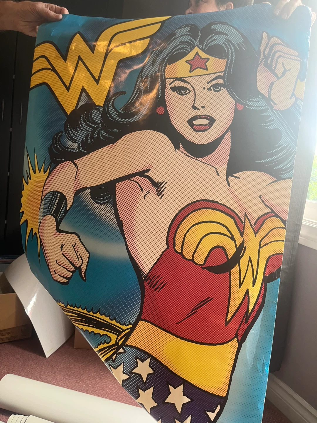 Wonder Woman Comic Art Poster