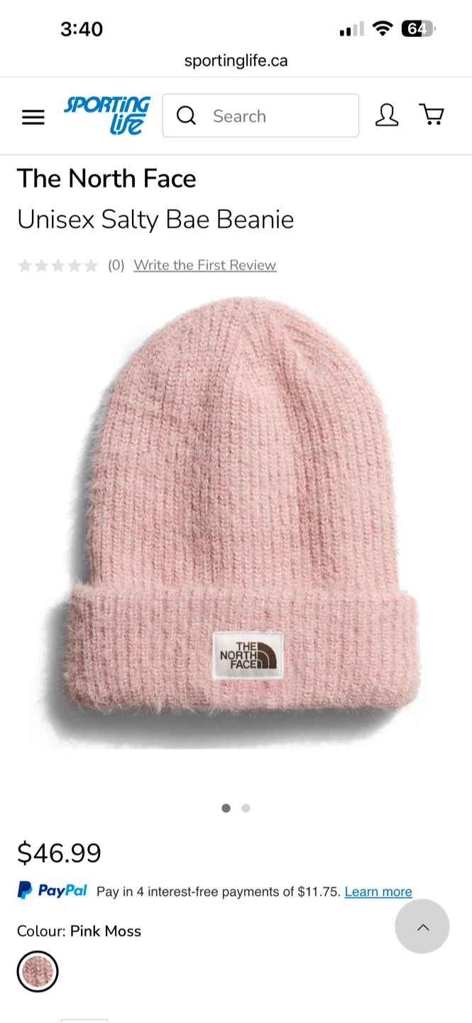 The North Face Unisex Salty Bae Beanie - Pink Moss - photo 2