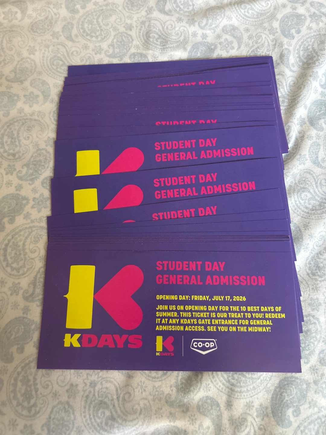 K-Days Student Day General Admission Ticket