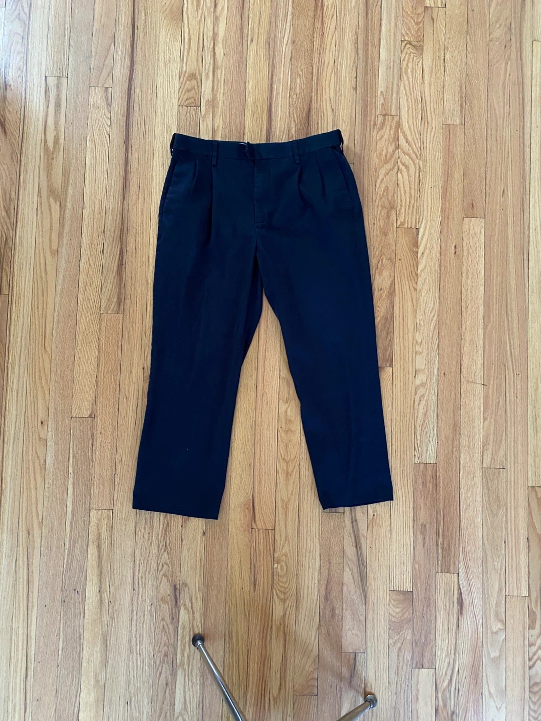 Black Pleated Dress Pants