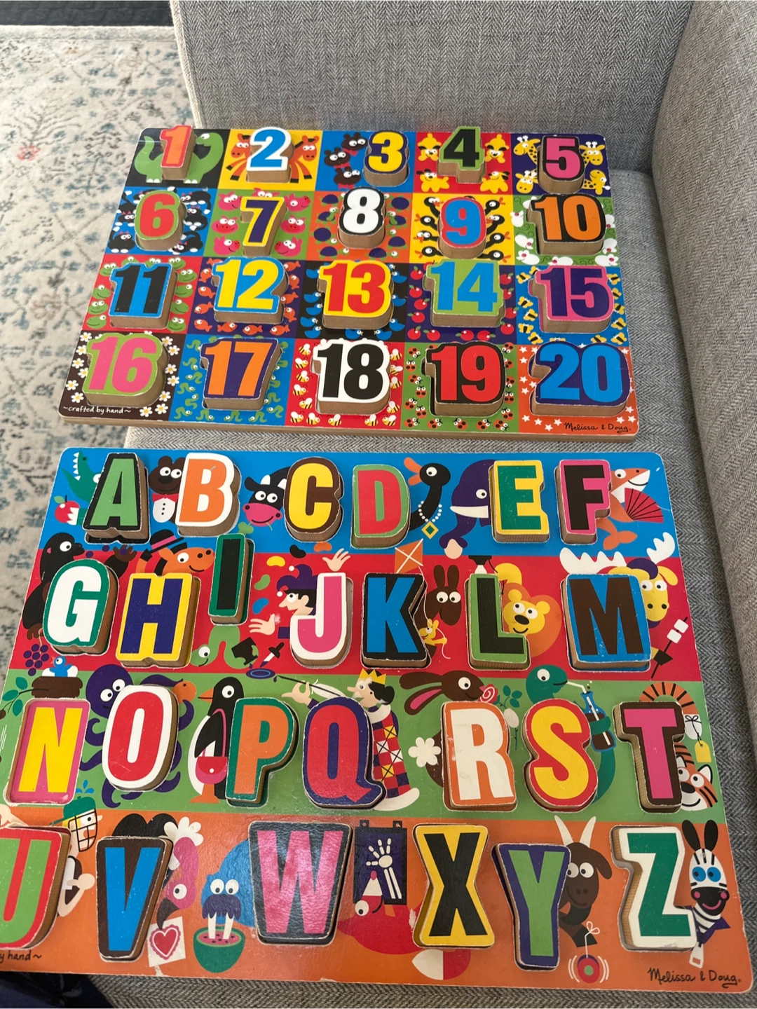 Melissa & Doug Alphabet and Number Puzzles