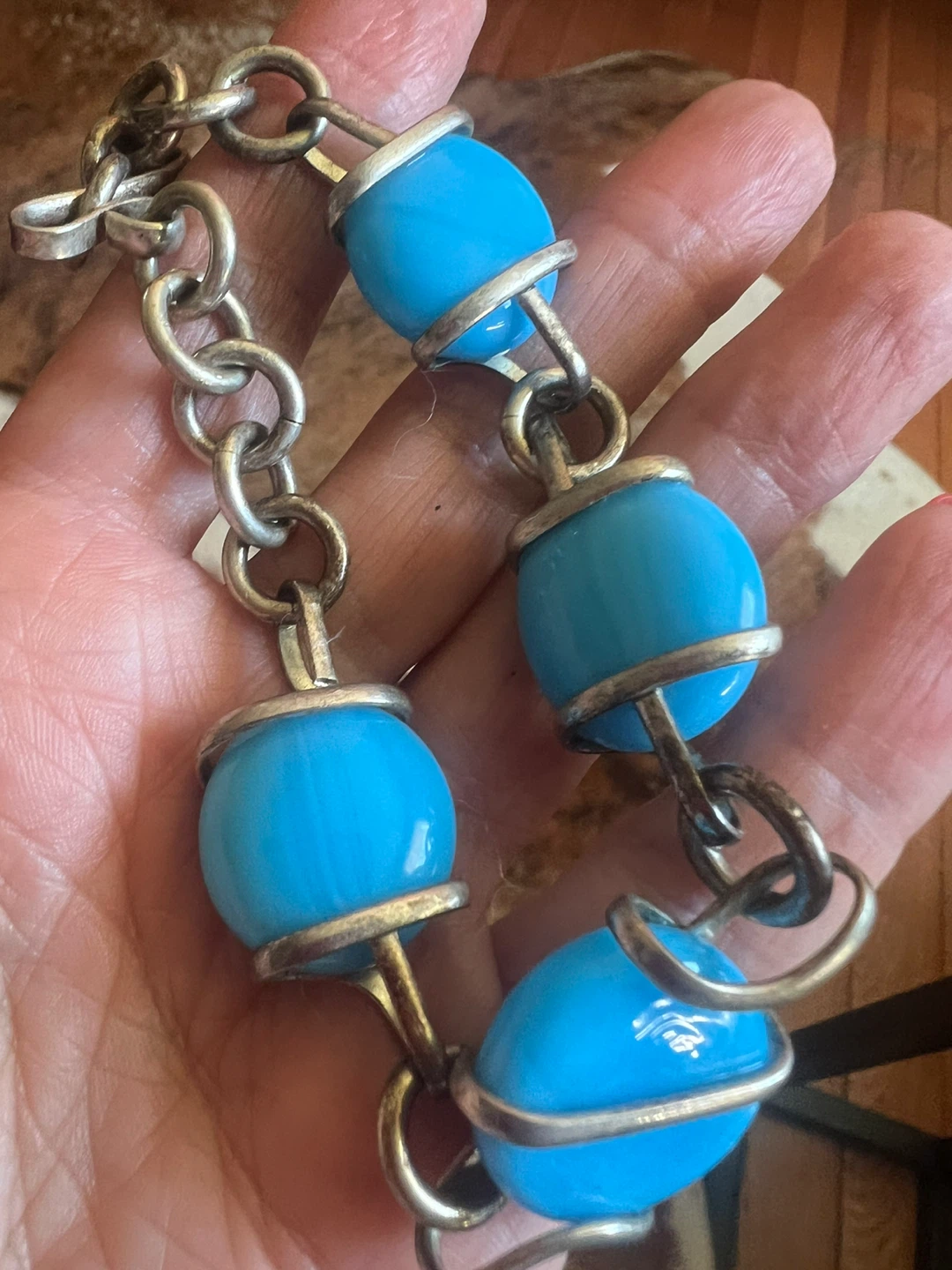 925 silver and turquoise Bracelet
