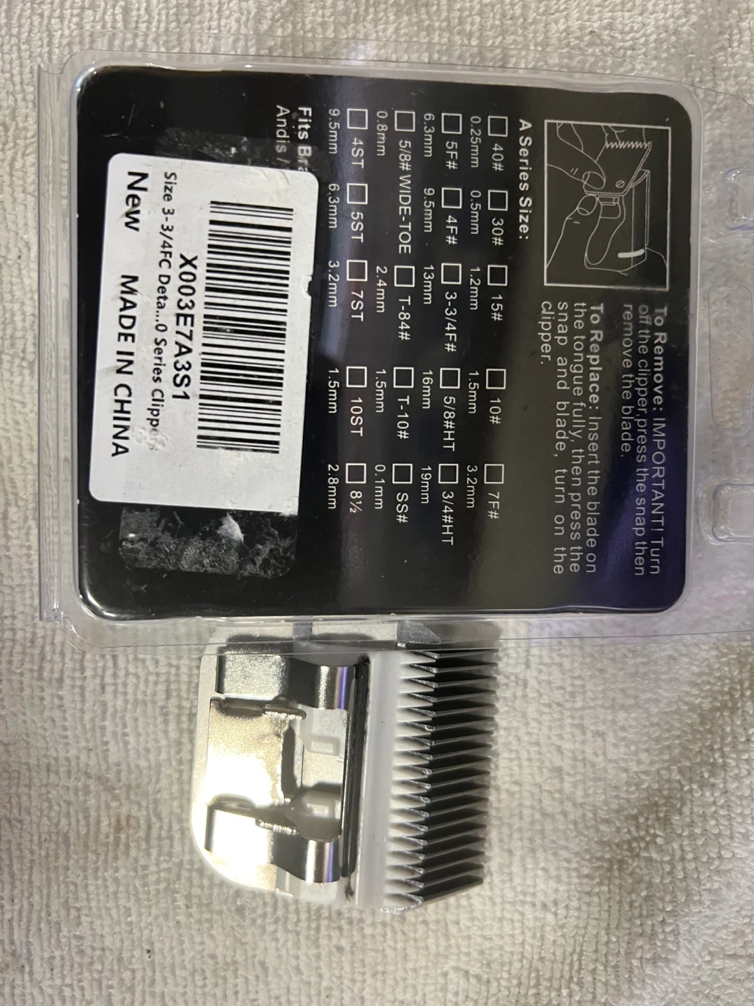 DODAR Pet Dog Grooming Replacement Blade 3-3/4FC 13mm - photo 3