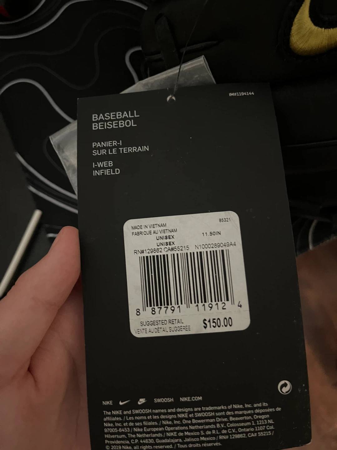 Brand new baseball glove with tags - photo 2