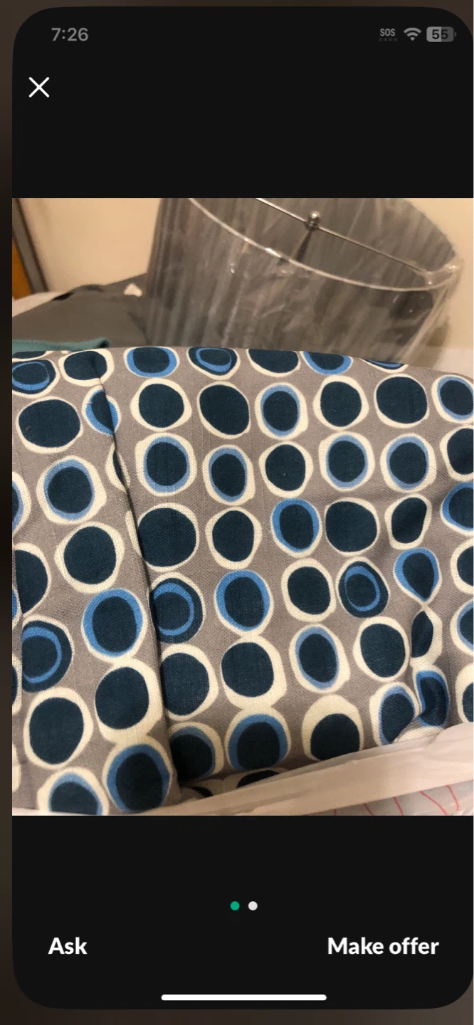 Decoberry Cotton Curtains - photo 2