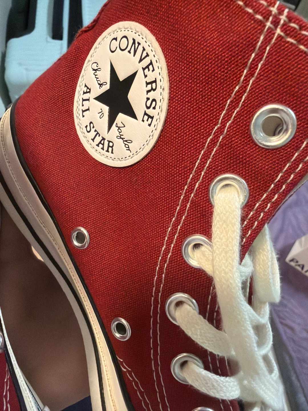 Converse Chuck Taylor All Star High Top Red Sneakers - photo 2