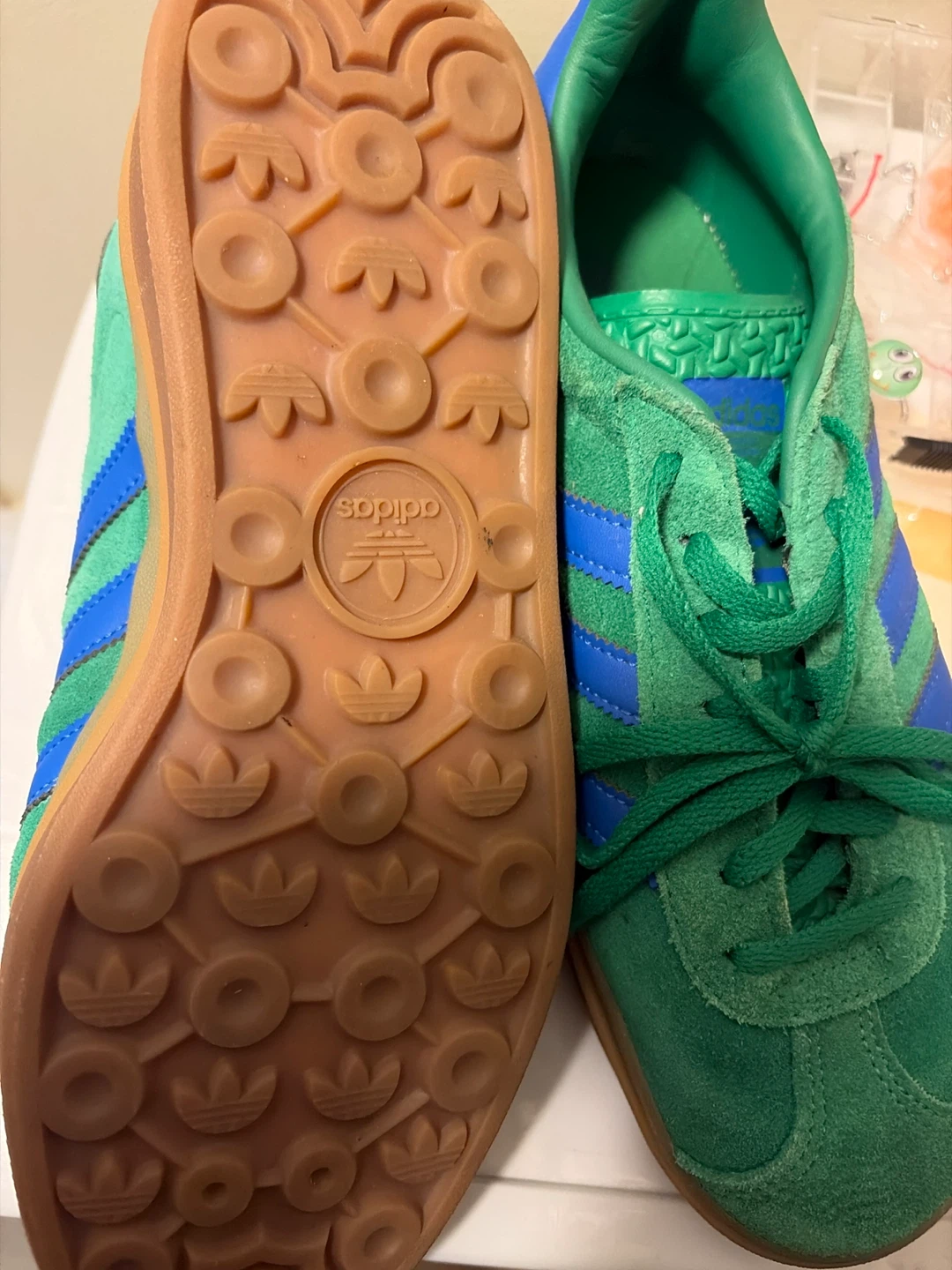 Adidas Gazelle Sneakers US 8 Green - photo 3