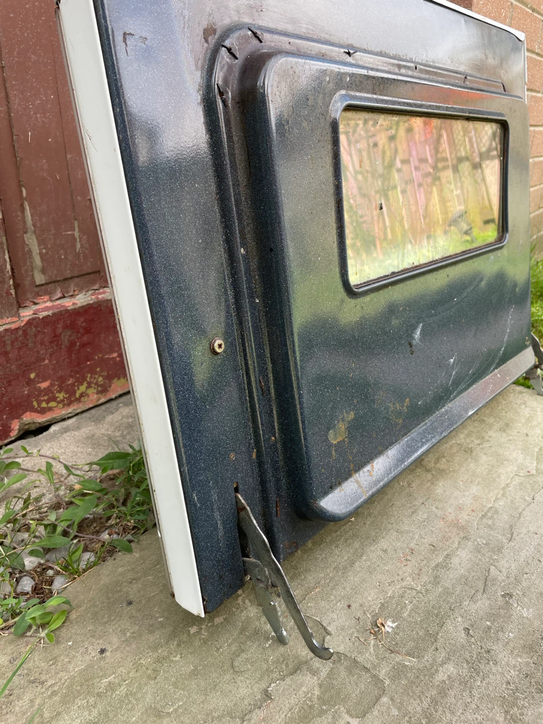 Stove oven door part only - photo 2