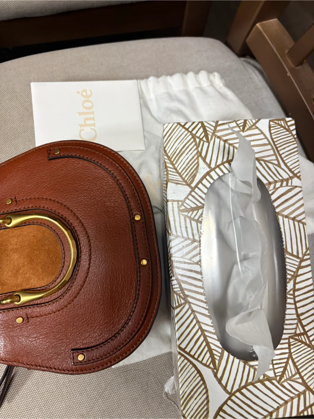 Chloe Small Leather Saddle Bag - photo 5