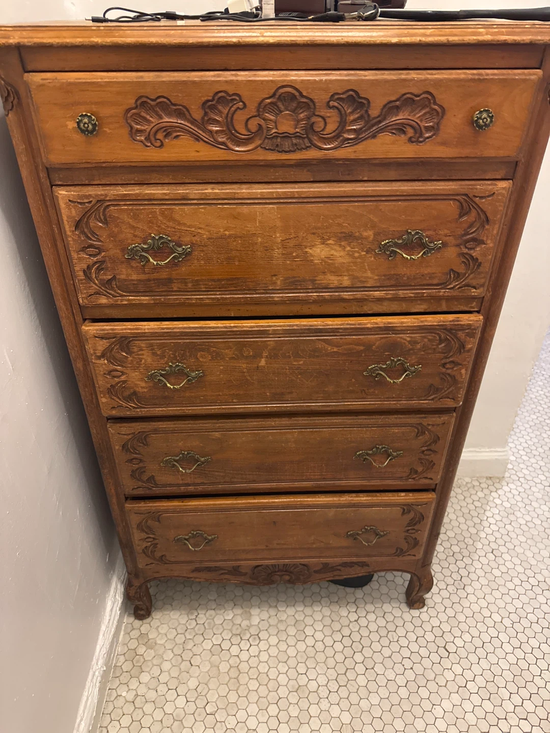 Vintage Wooden Dresser
