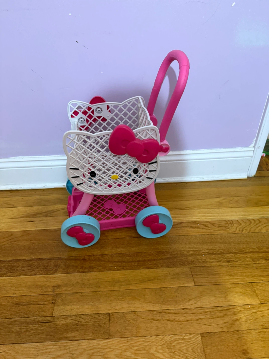 Pink Hello Kitty Toy Shopping Cart