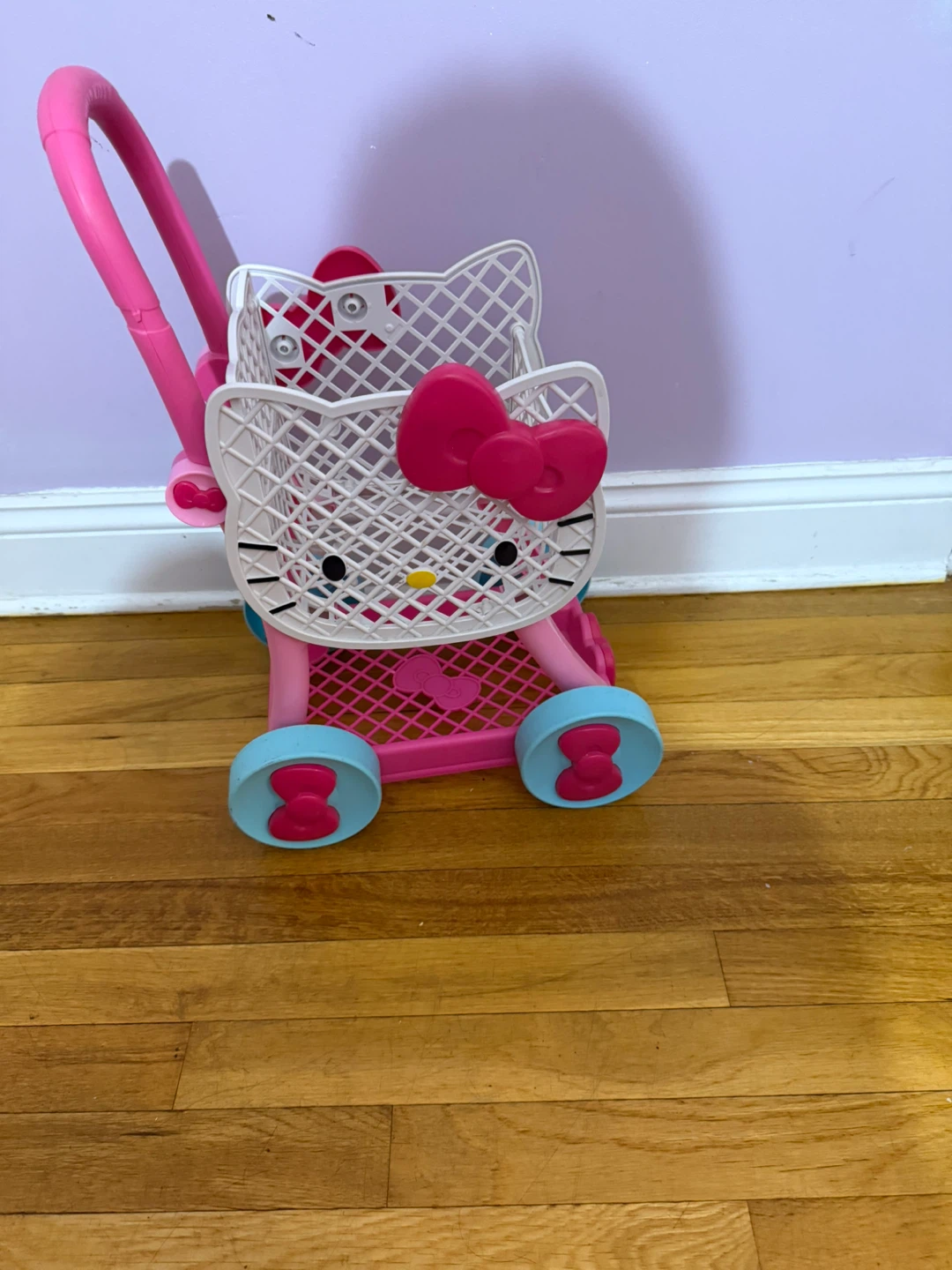 Pink Hello Kitty Toy Shopping Cart - photo 2