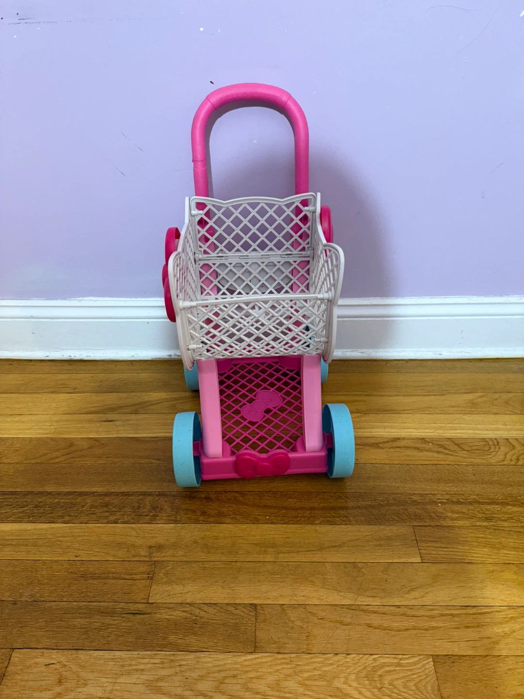 Pink Hello Kitty Toy Shopping Cart - photo 3