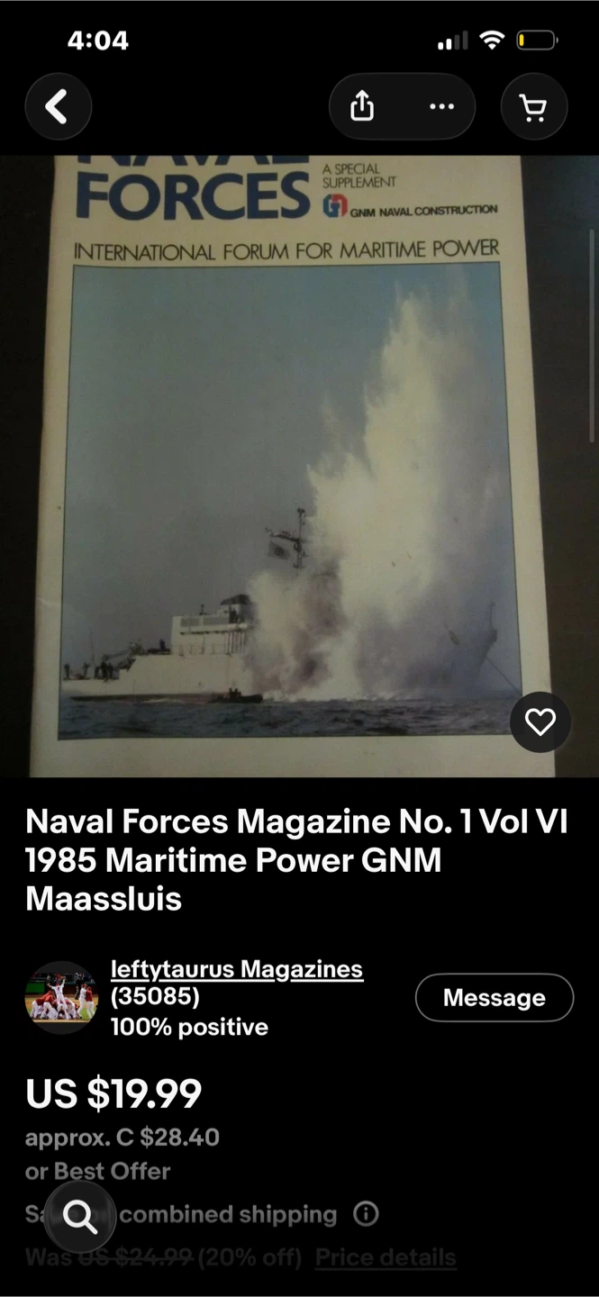 Vintage Naval Forces Magazine Collection - photo 3