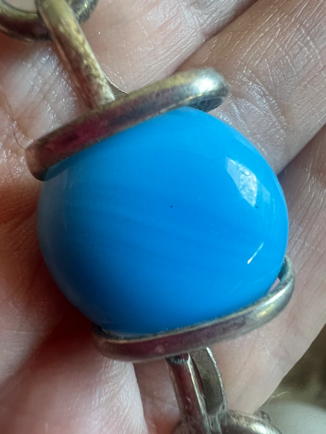925 silver and turquoise Bracelet - photo 2