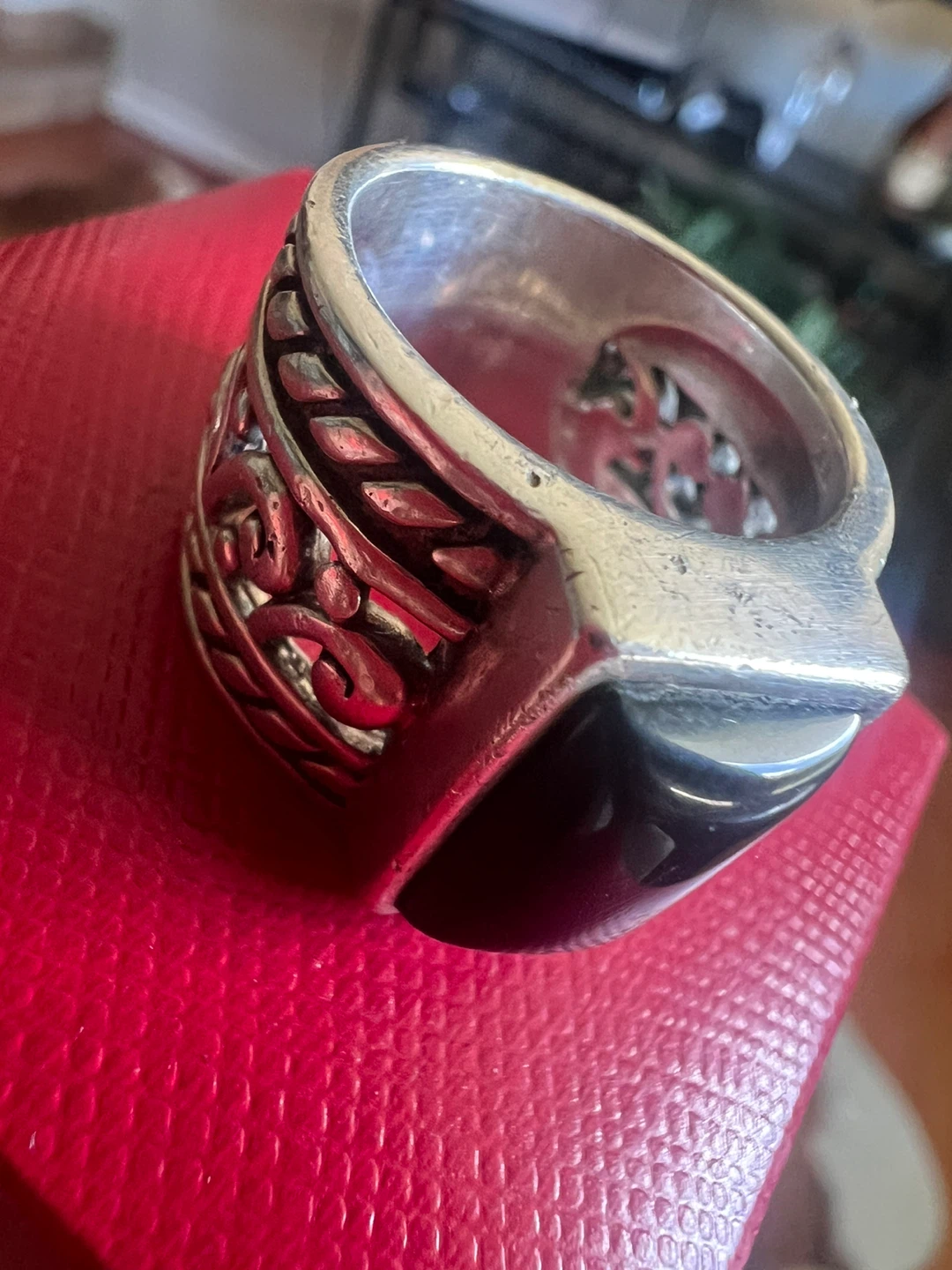 925 Men's Silver Onyx Ring - photo 2
