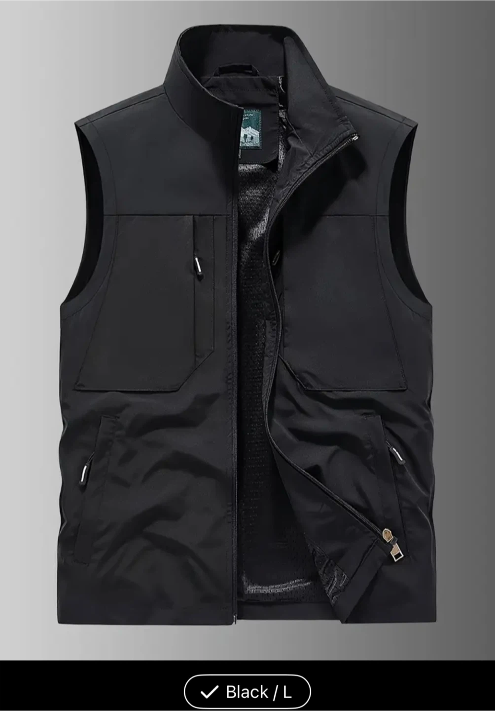 Men's New Casual Vest - Olive Green and Navy Blue - photo 2