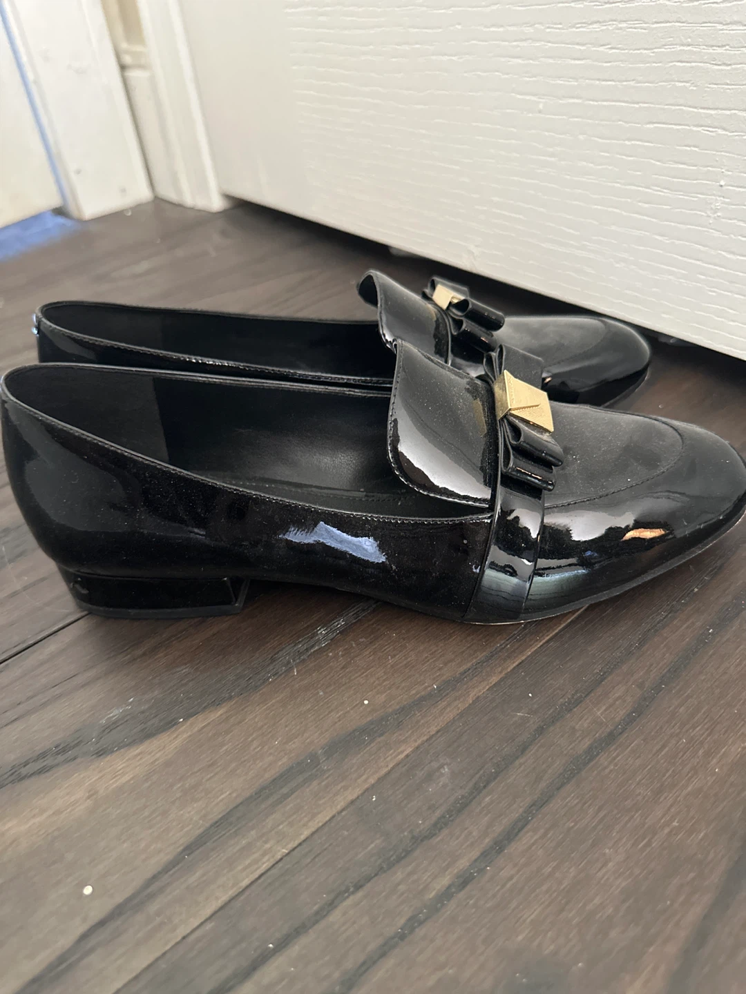 Michael Kors Black Patent Loafers - photo 2