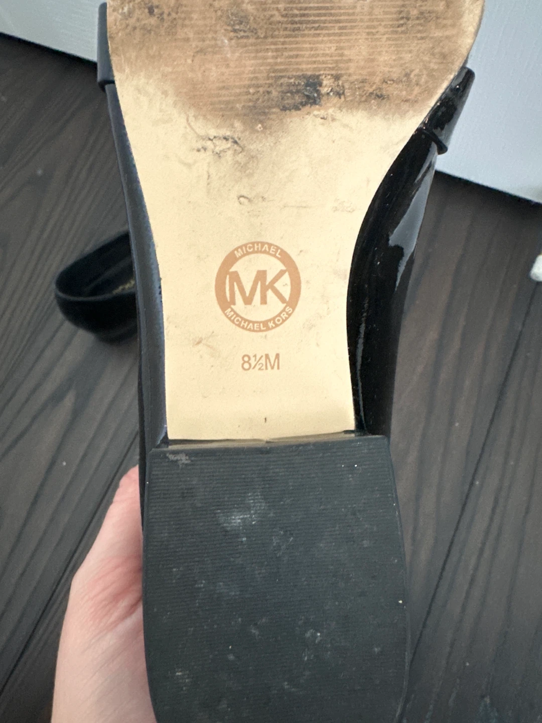Michael Kors Black Patent Loafers - photo 3