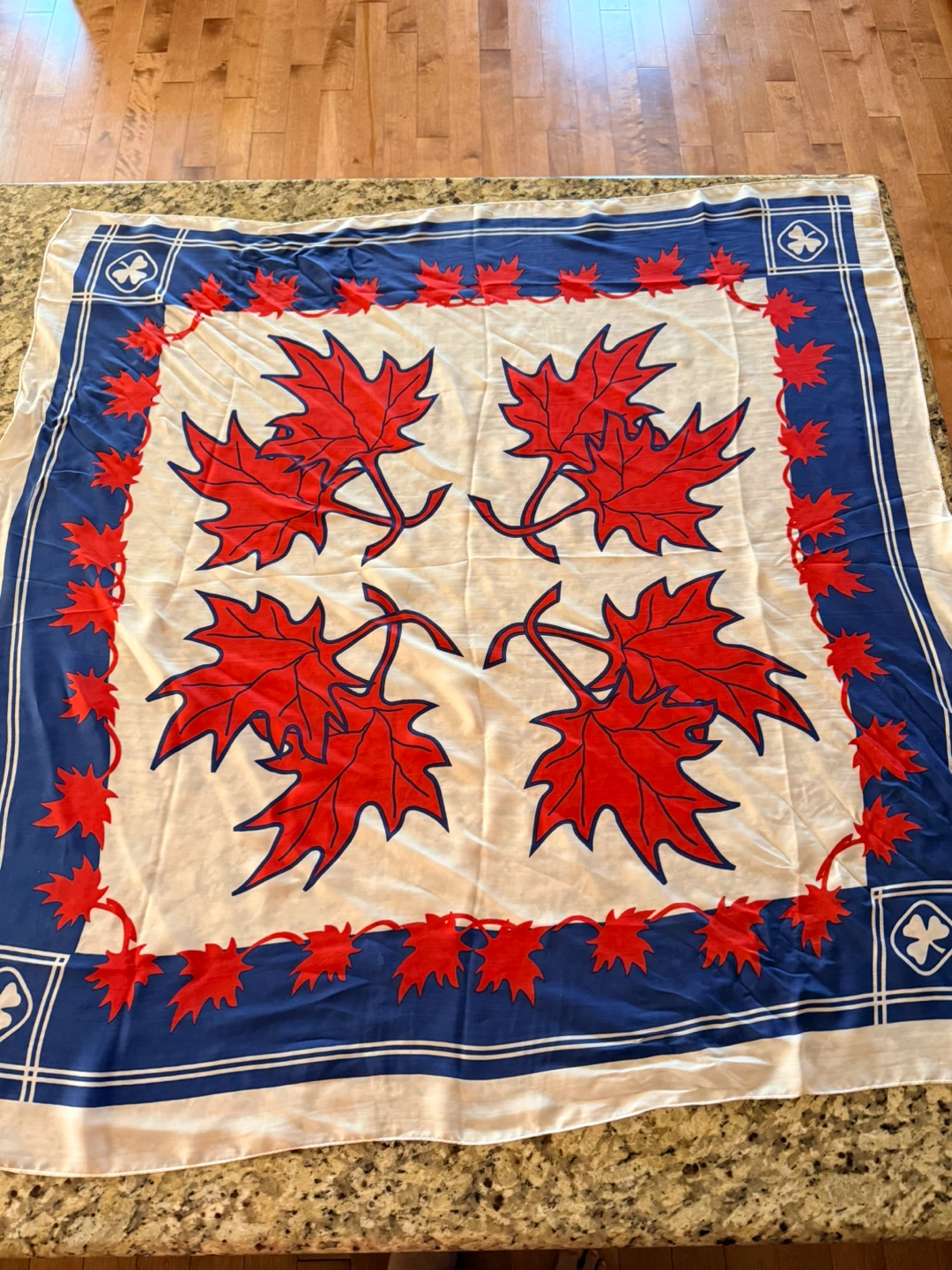 Vintage Canadian Girl Guides Scarf -2012