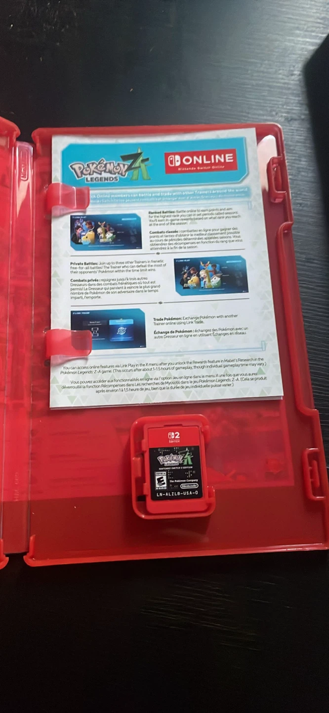Pokémon Legends: A-z Game Nintendo switch 2 edition