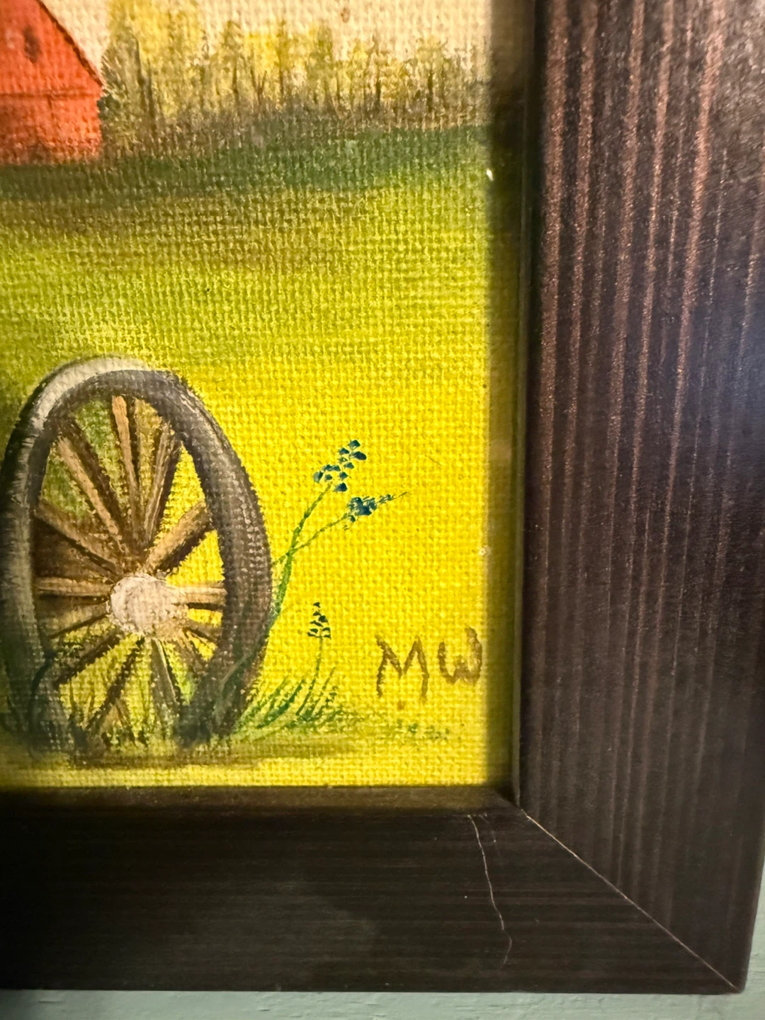 Rural farm painting - photo 2