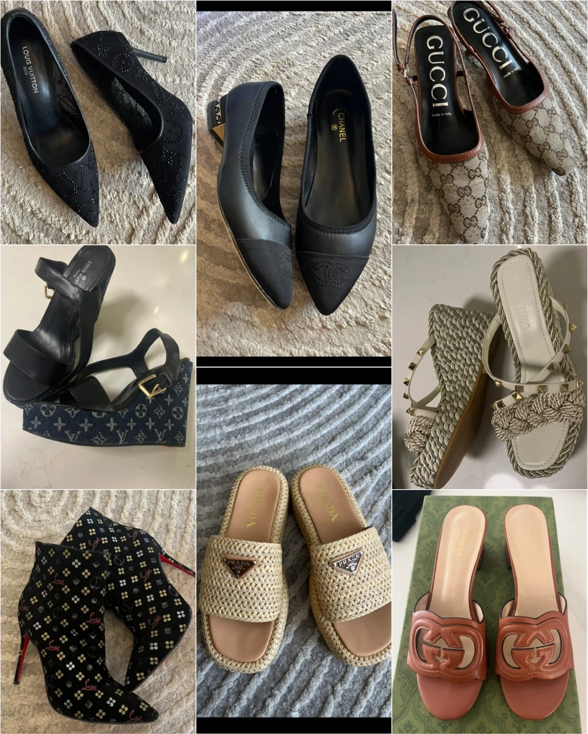 Sz 7-8 heels $40-60 each