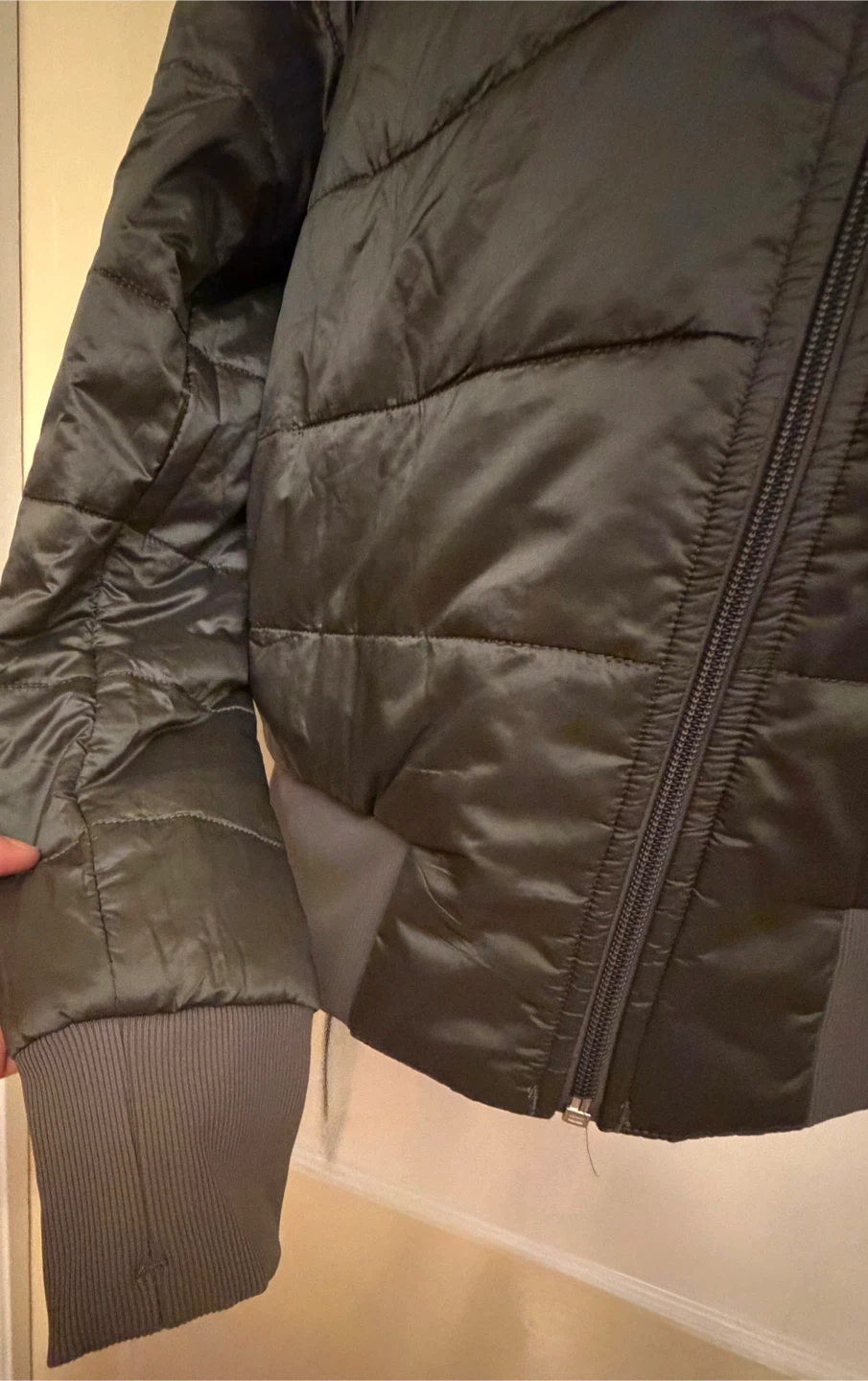 Lululemon Bomber Jacket - Olive Green - photo 3