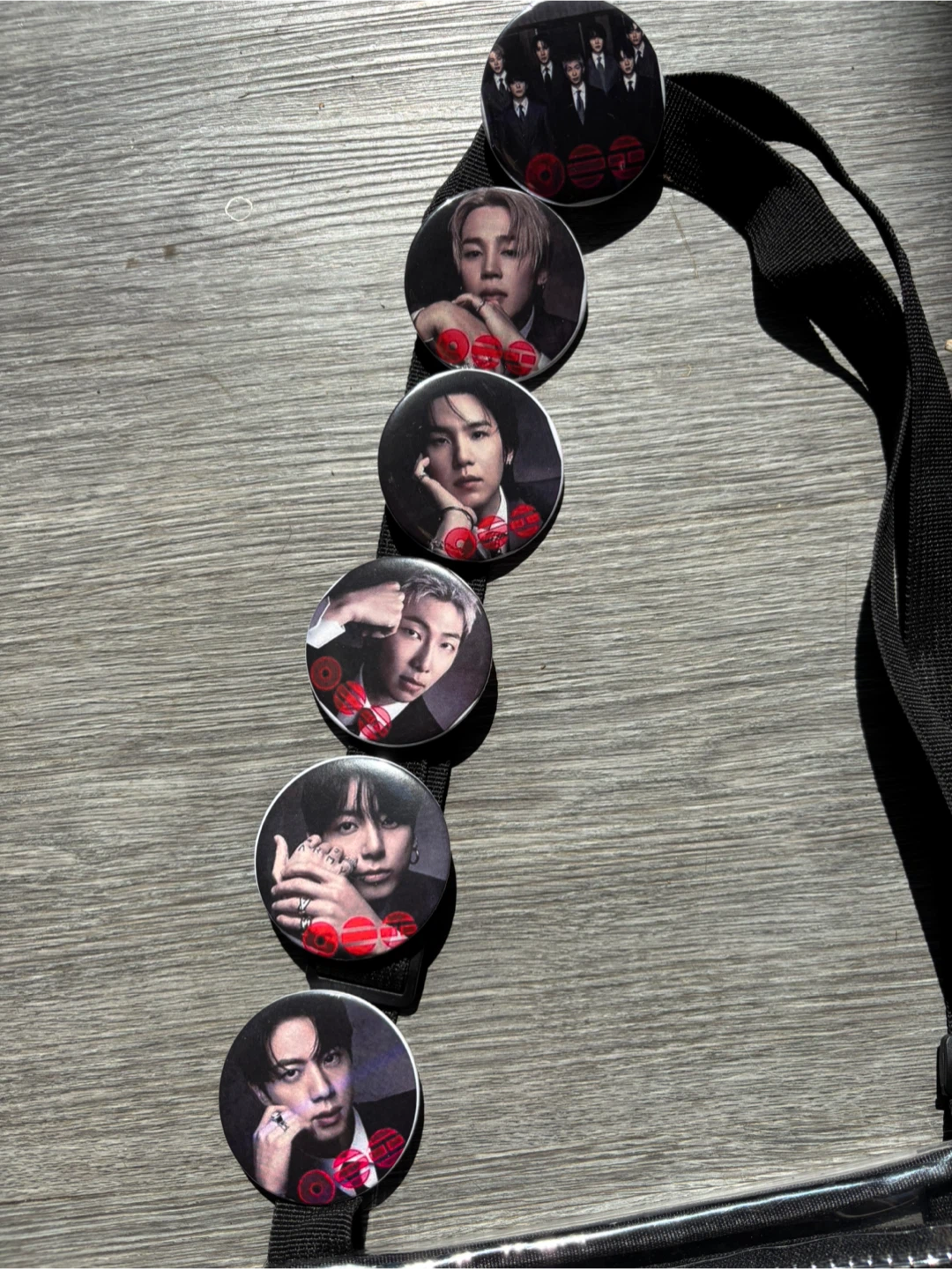 BTS pins and concert bag - photo 2