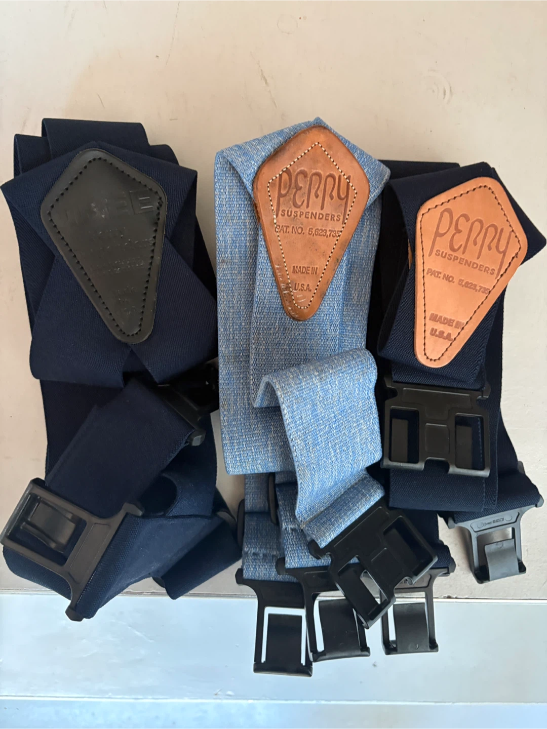 Perry Suspenders men’s - 3 Pairs