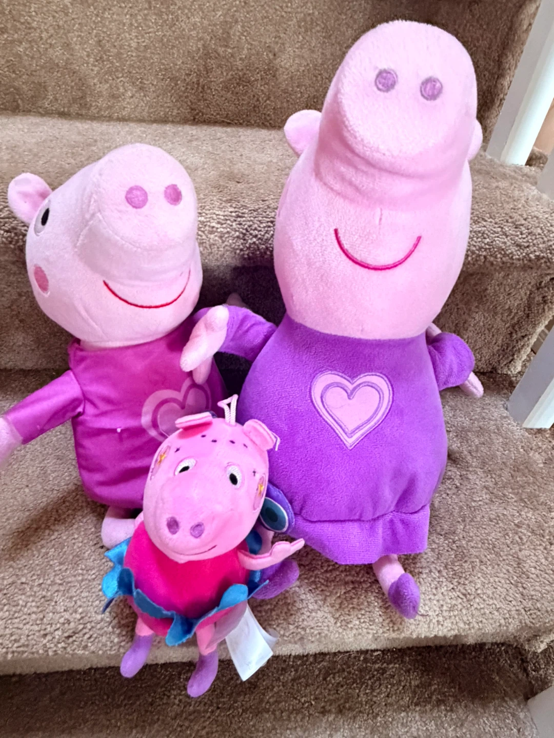 Peppa Pig Plush Toys - Set of 3
