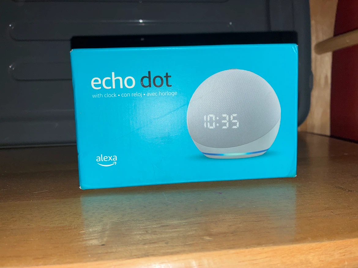 Echo Dot (4th Gen) Smart Speaker with Clock