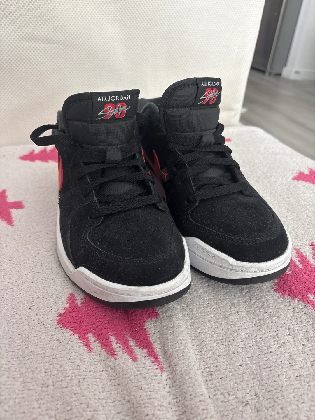 Air Jordan Formula 23 Black Red Men's Sneakers