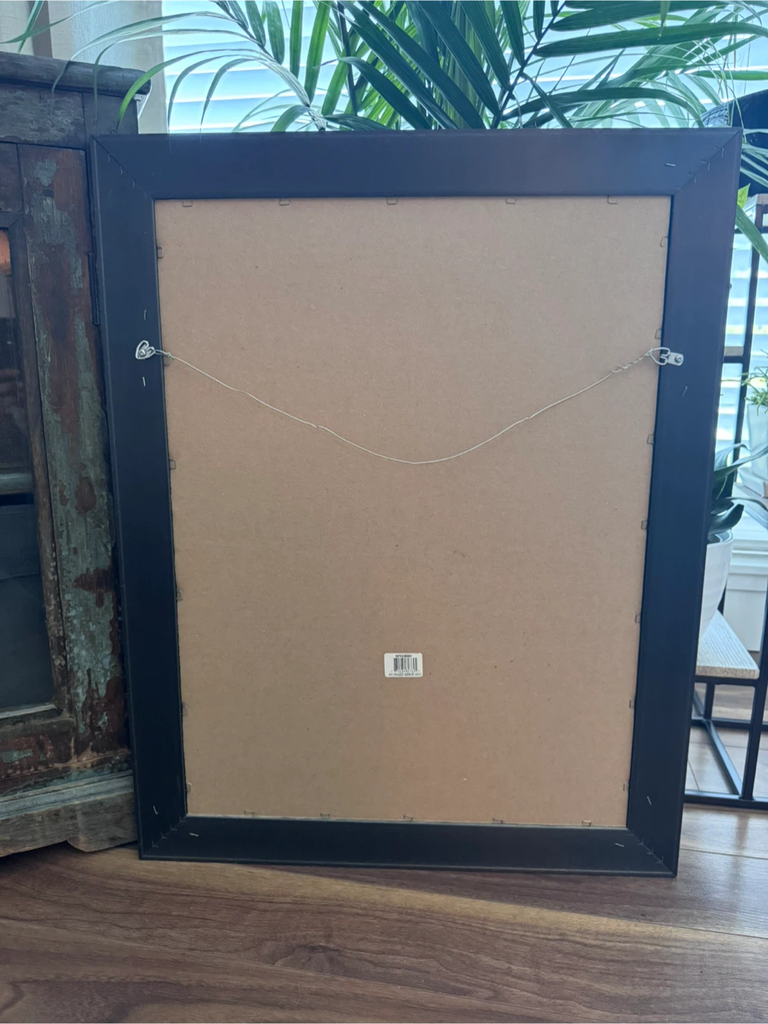 Dark Brown Framed Wall Mirror - photo 3