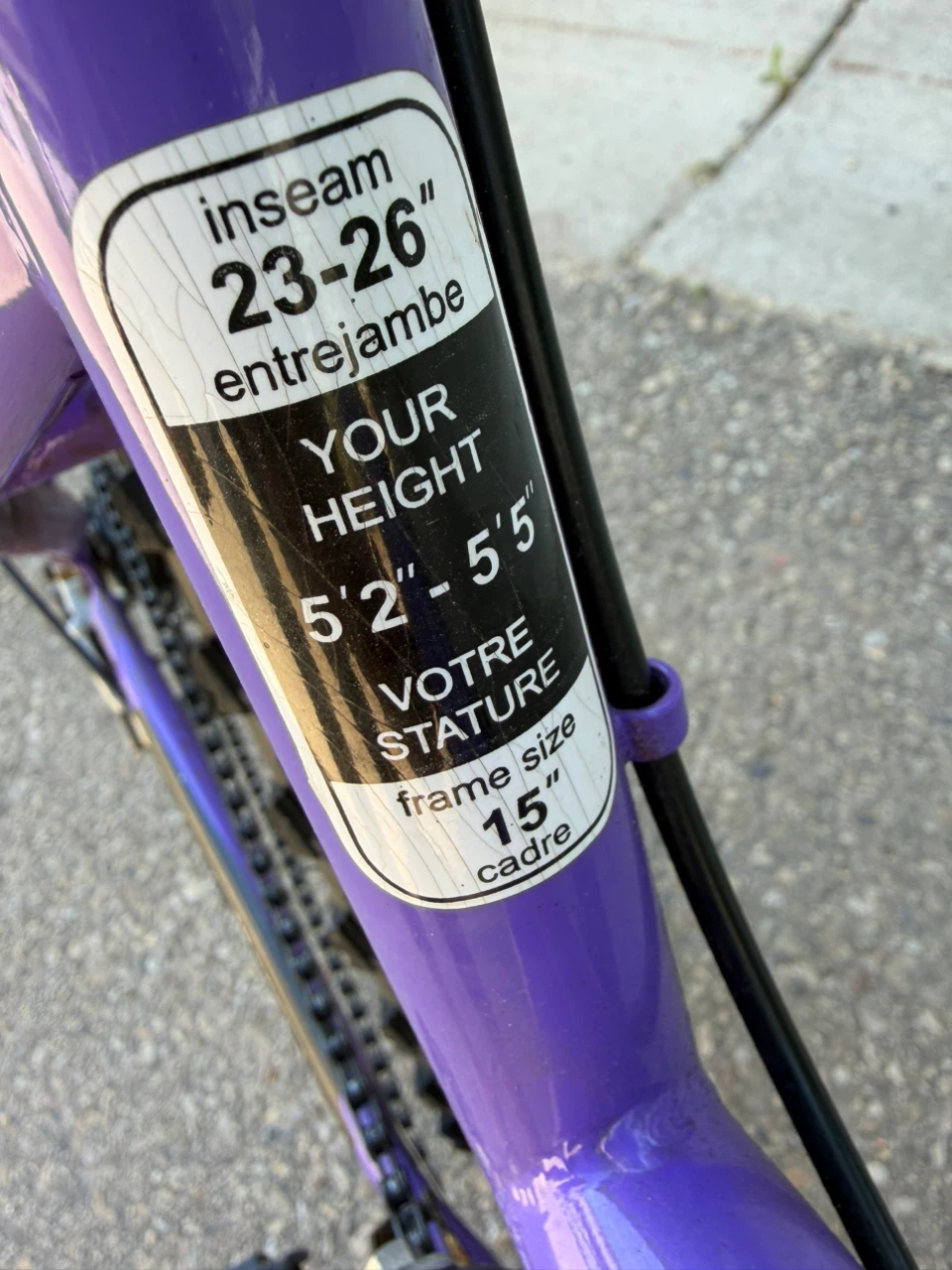 Supercycle Purple Mountain Bike - 15" Frame - photo 3