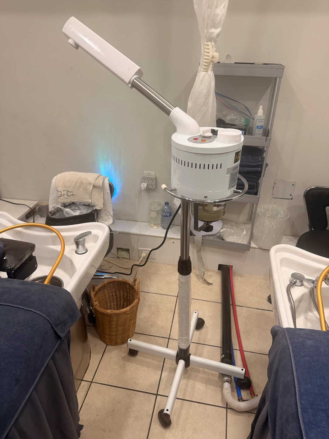 White Salon Facial Steamer