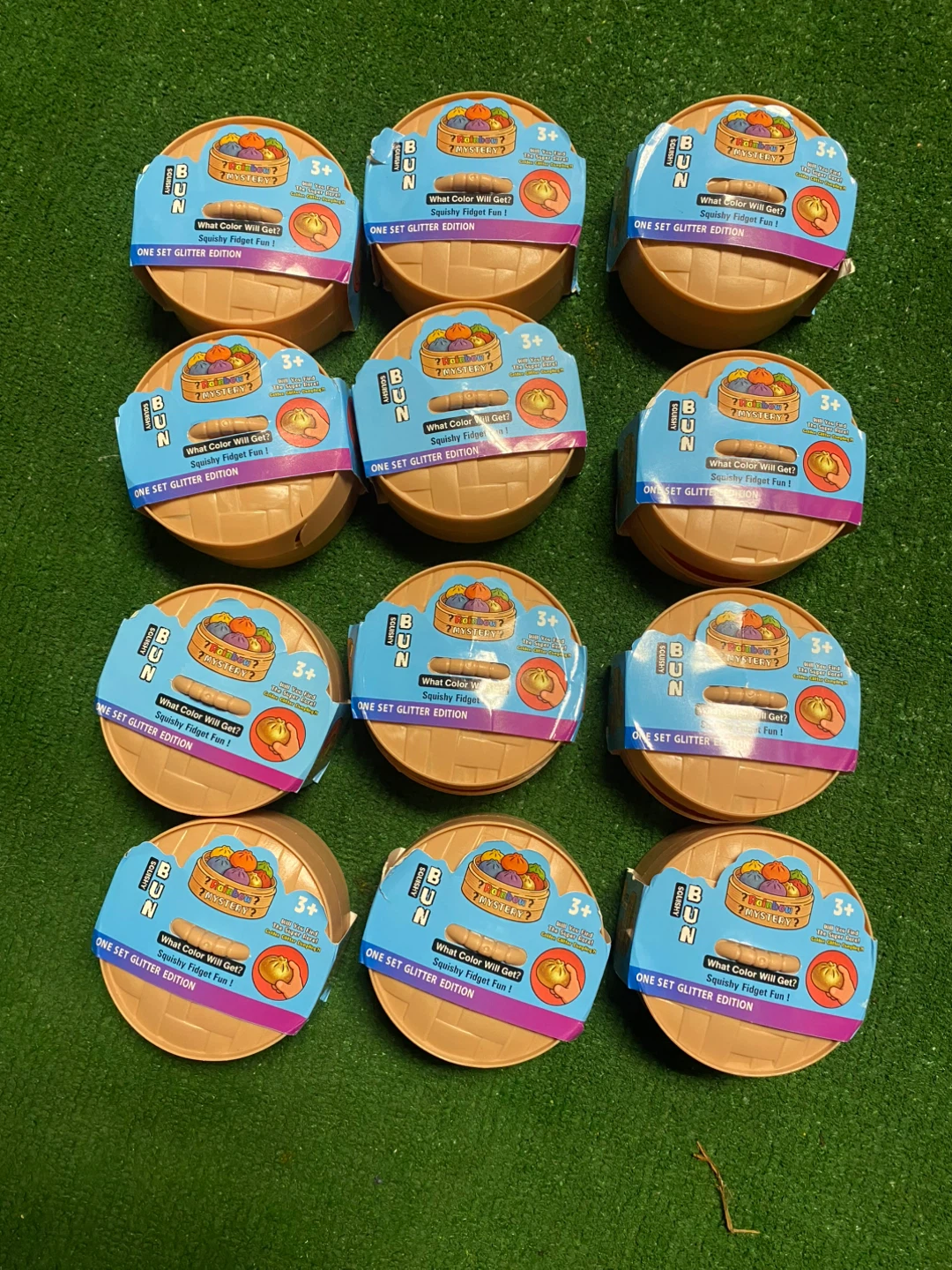 BUN Squishy Fidget Toy - One Set Glitter Edition - photo 2