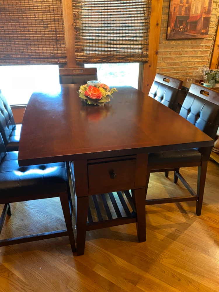 Dining Room Table w/ wine storage - photo 2