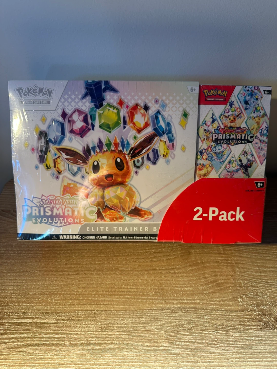 Pokémon Prismatic Evolutions ETB + 2-Pack Blister (Sealed)