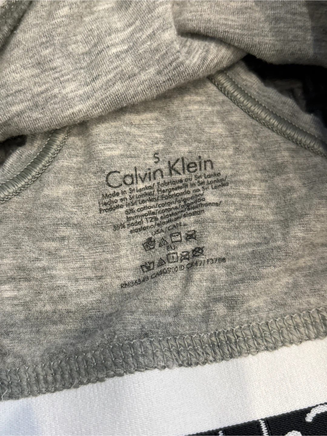 Calvin Klein Grey Sports Bra - Size S - photo 2
